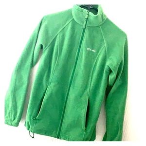 Irish green Columbia fleece jacket